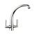 Rectangle Aquavibe TVB1CM D.Lvr Tap Brs Chrome