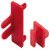 Gola System B/C Profile Conn.DF Plastic Red