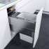 Pull Out Waste Bin 400 mm Vauth-Sagel VS ENVI Space XX Pro S / Pro With synchronised over extension runners For cabinet width 400 mm depth 515 mm 1x 35 + 1x 1.2 litres - silver 503.44.501