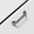 Theodore D Pull Handle Zinc Alloy Antique Tin 128mm Fixing Centres - view 2