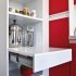 OPLA PO WithT w Shelf 40kg 600mm Steel/Anodised - view 3