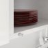 Push Door Catch Concealed or Surface Mounted Short Version with Buffer K Push Tech Grey - view 2