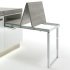 Pull-out table and folding fitting with folding table leg PARTY internal installation depth: ≥555 mm load-bearing capacity: approx. 60 kg 642.19.928
