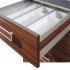 Cutlery Tray Set for Blum Tandembox Ninka Cuisio  For cabinets with 15/16 or 18/19 mm board thickness (variable soft edges) For drawer depth 450 mm for cabinet width 500 mm graphite - view 3