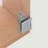 170D Glass Door Hinge Set Zinc Alloy CP - view 2
