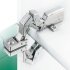 Concealed Hinge 125° for Glass/Mirror Doors Tiomos Mirro Glass thickness 3-8 mm With opening mechanism - view 3