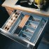 Plastic Cutlery Insert for Nominal Depth 500 mm for Cabinet Width 300-1000 mm With horizontal cutlery compartments Size 30/60 for cabinet width 300 mm - view 4