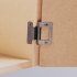 Flush Hinge Cranked for 15-19 mm Door Thickness Steel Ideal for caravans and mobile homes Electro brassed 351.95.549