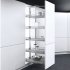 Pull Out Larder Unit Premea Grey Solid Base Wire Baskets VS TAL Larder For cabinet width 300 mm installed height 1700-1950 mm 5 baskets included 547.49.604