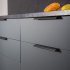 Ona Profile Handle Aluminium Bru Black 256mm Fixing Centres - view 2