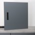 Cubic Inset Handle Zinc Alloy Matte Black 160mm - view 2