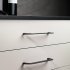 D Pull Handle Zinc Alloy Fixing Centres 64-320 mm Curly Matt black - fixing centres 320 mm - view 4