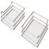 Pull Out Corner Unit Complete Set Classic Silver Linear Wire Baskets Vauth-Sagel VS COR Flex For cabinet width: 1000 mm For door width: 500 mm 548.29.854
