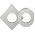 Loox Bezel Rectangle D65mm Steel SlvSlv - view 2