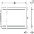 Ventilation Grille Rectangle 480x100mm Anodised Silver Fire Rated - view 4