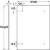 Splashback Clear Crystal Glass 6 mm toughened glass Width 995 mm - view 2