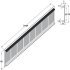 Ventilation Grille Phillips Slot 500x100mm Anodised Silver Fire Rated - view 3