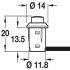 Loox LED D14mm PushButton Switch Plastic Grey - view 4
