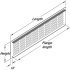 Ventilation Grille Rectangle 300x60mm Aluminium D.Bronze F5 - view 5