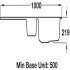 Rectangle Andesite Ign AND1052CW 1.5B Sink Wht - view 2