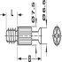 Minifix S200 Con Bolt 5/24mm Steel Bright - view 2