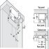 Cabinet Hanger SF RH upto 104kg 2pc SNP - view 3