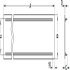 Ventilation Grille Rectangle 60x250mm Aluminium D.Brz F5 - view 4