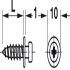 Modular Screw Collared D4x32.0mm Steel Galvanised - view 4