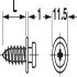 Modular Screw Collared D4x32.0mm Steel Galvanised - view 5