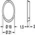 Spider Cover Caps D18mm Zinc Alloy NP - view 2
