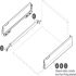 MXP Recangular Rail Set 350mm Silver - view 5