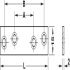 Connect Plt SF 4 Holes 15x80mm Steel Glv - view 2