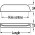 Nick Pull Handle Aluminium Brush Copper 160mm Fixing Centres - view 4