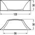 Augusta Cup Handle Zinc Alloy Antique Copper 96mm Fixing Centres - view 3