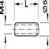 Thread Sleeve M4 5x22mm 28-33mm Steel Galvanised - view 2