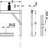 Hinged Bracket Adj 400mm 60kg/Pr Steel Glv - view 2