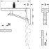 Hebgo LD Fold.Bracket 330x134mm 150kg/Pr Steel - view 2