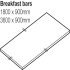 Maia B/Bar 1800x900x42mm B.Sparkle - view 2