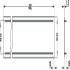 Ventilation Grille Rectangle 480x80mm Anodised D.Brw MC4 - view 3