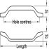 Osaka Pull Handle Zinc Alloy Antique Copper 160mm Fixing Centres - view 5