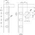Cabinet Hanger With Upper Support Knock In Traser-8 Left hand - view 2