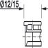 Minifix 15 Housing 13mm wo Rim NP - view 4