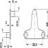 Gls Shelf Clamp D5/16-22mm Plug-In Zinc Alloy NP - view 2