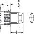 Minifix C100 Spread Bolt 10/24mm Zinc Alloy Grey - view 4