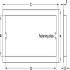 Ventilation Grille Rectangle 458x65mm Plastic Black - view 4