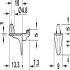 Shelf Support D5mm w Lug Plug Zinc Alloy Black - view 2