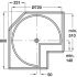 Ninka Carousel 3/4 667-713/800 Steel/Plastic Grey - view 3