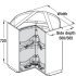Mondo 90D Carousel 335mm Door ProArc Grey - view 3