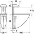 Shelf Clamp Support 5-32mm Screw Zinc Alloy MN - view 2
