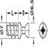 Minifix C100 Spread Bolt 8/24mm Zinc Alloy Black - view 4
